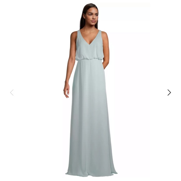 Bill Levkoff Eva dress in pale blue - Picture 2 of 2